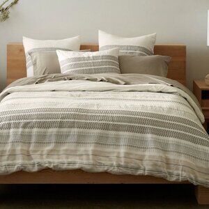 Coyuchi Lost Coast Organic Cotton Duvet Cover King